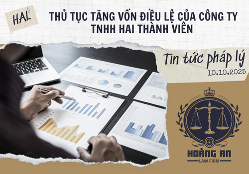 Thủ Tục Tăng Vốn Điều Lệ Của Công Ty Tnhh Hai Thành Viên 